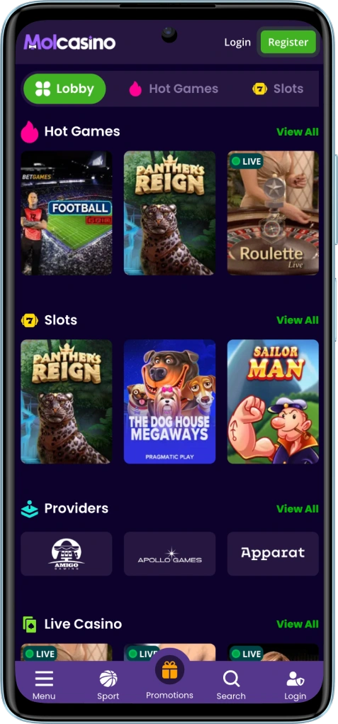 casino games page