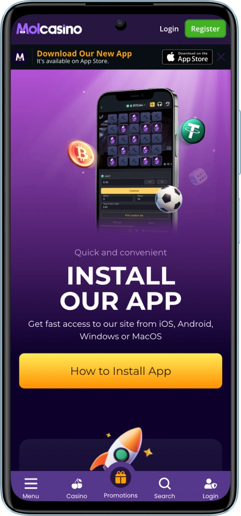 casino mobile page