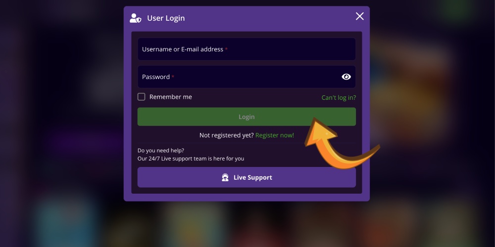confirm enter to account