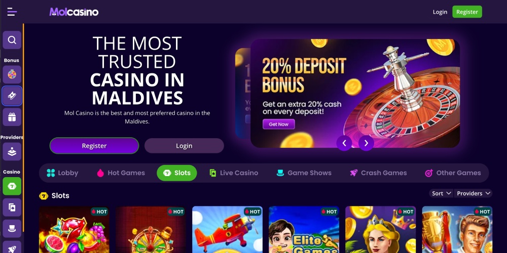 open the main website