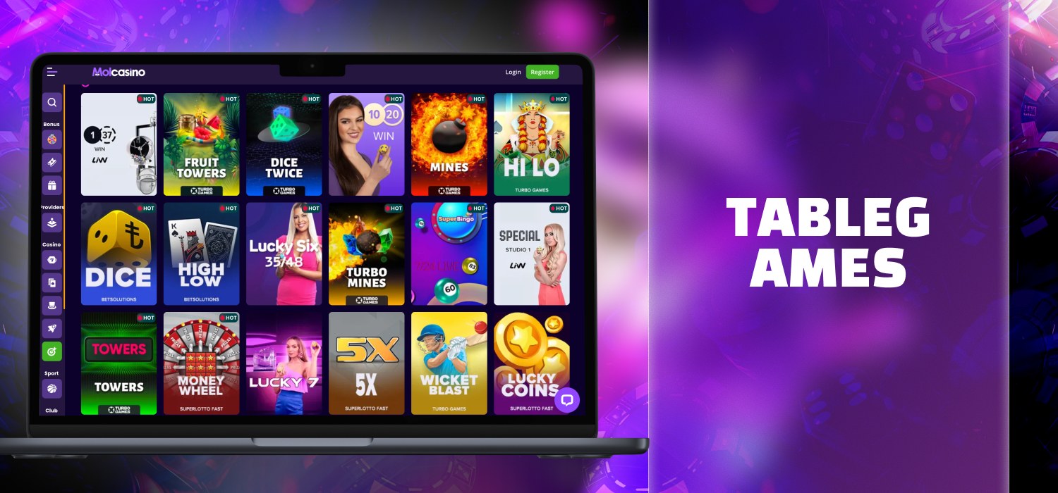 popular table games for users